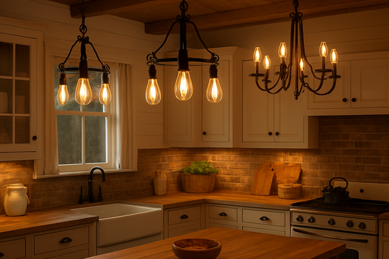 Use Vintage Farmhouse Lighting Fixtures illustration