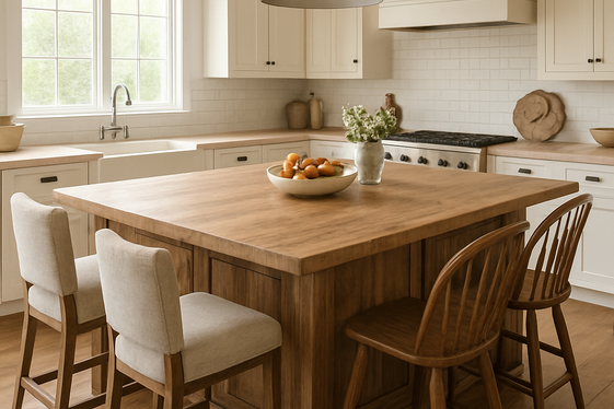 Add a Large Wooden Island illustration