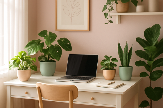 Green Plants to Boost Ambiance and Focus illustration
