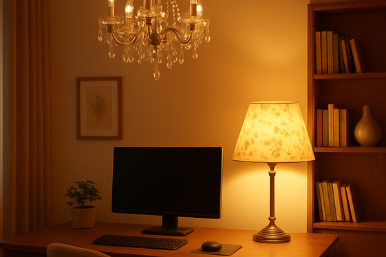 Soft Lighting Ideas for a Calm Workday illustration