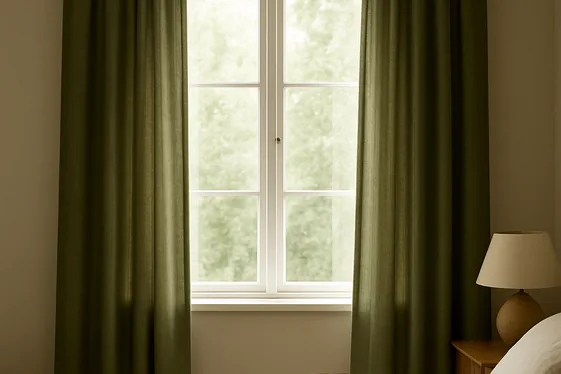 Green Curtains to Frame Your View illustration