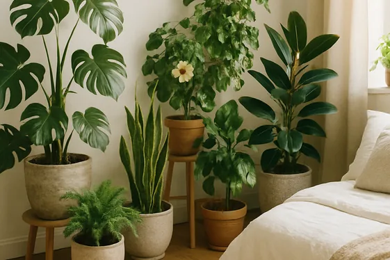 Bring Nature Indoors with Lush Plants illustration
