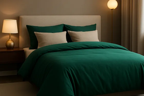 Emerald Green Bedding for a Pop of Color illustration