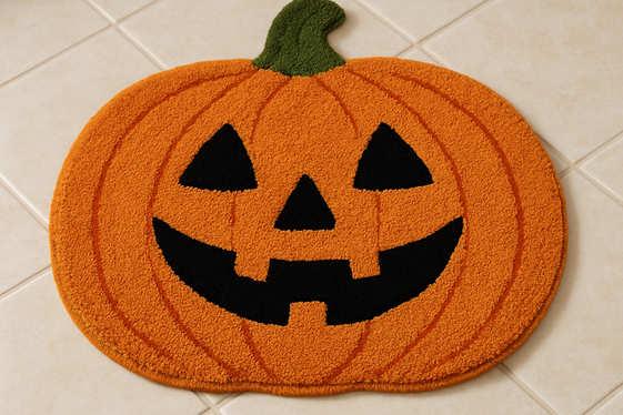 Halloween-Themed Bath Mats illustration