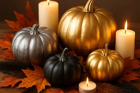 Pumpkin Centerpieces with a Modern Twist illustration