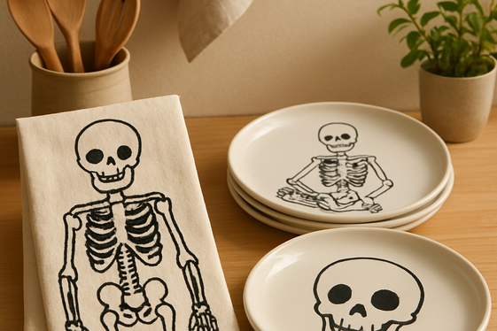 Skull and Skeleton Decor Made Friendly illustration