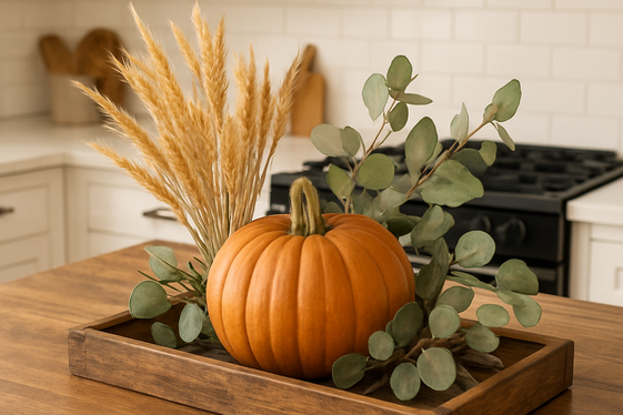 Rustic Pumpkin Centerpieces illustration