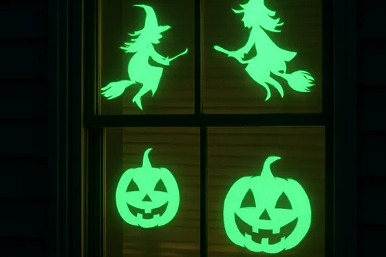 Glow-In-The-Dark Silhouettes for a Spooky Nighttime Effect illustration