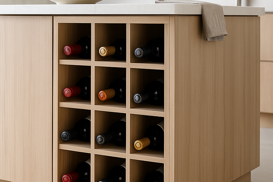 Add a Built-In Wine Rack for Sophistication illustration