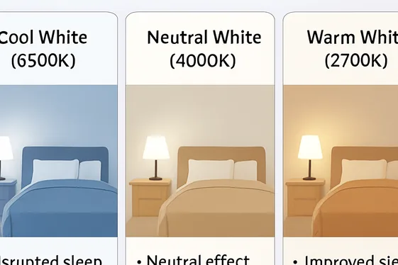 Quick Facts About LED Color Temperatures and Sleep illustration