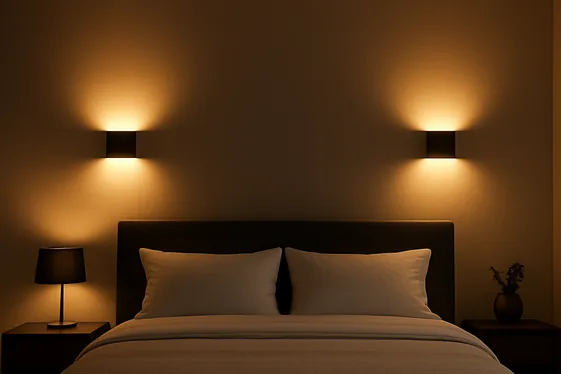 Dimmable LED Wall Sconces for Adjustable Warmth illustration