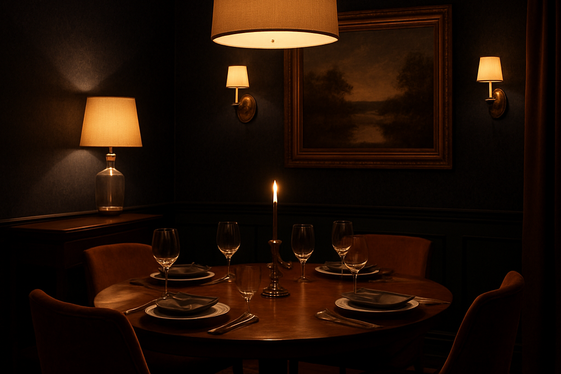 Dark Wallpaper for a Cozy, Intimate Vibe illustration