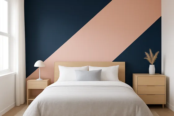 Painted Geometric Accent Walls for a Modern Twist illustration