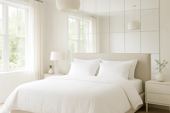 Mirrored Accent Walls to Reflect Light illustration