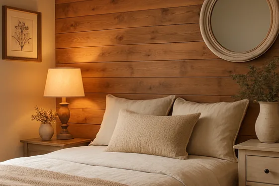 Wood Panel Accent Walls for Warmth and Texture illustration