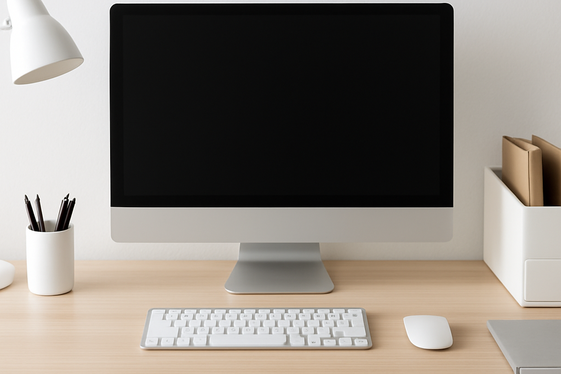 Keep Desk Accessories Organized and Minimal illustration