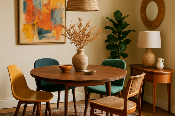 Mix Different Dining Table Shapes illustration