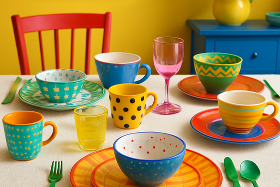 Add Quirky Tableware for Unexpected Charm illustration