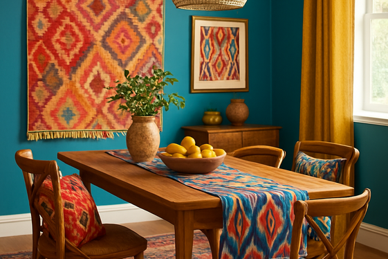Incorporate Global Textiles for Pattern Play illustration