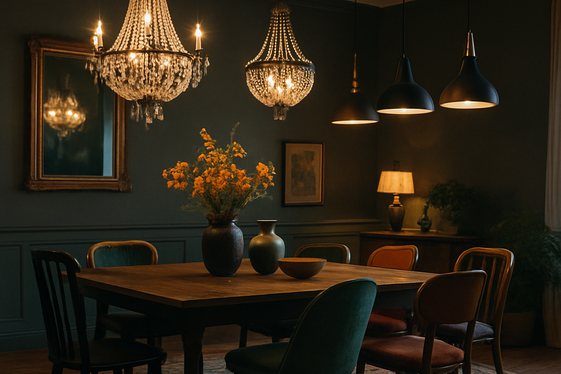 Play with Eclectic Lighting Fixtures illustration