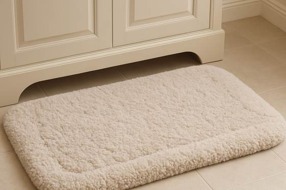 Use plush bath mats for cozy comfort illustration