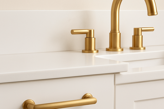 Add elegant hardware for a polished look illustration
