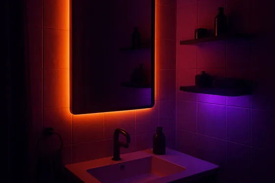 Install Dim, Colored Lighting for a Haunting Glow illustration