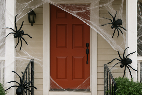Use Faux Spider Webs for an Instant Creepy Effect illustration