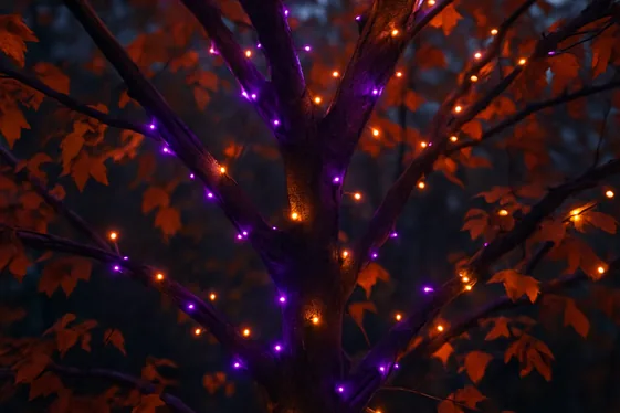 Color-Changing LED String Lights illustration
