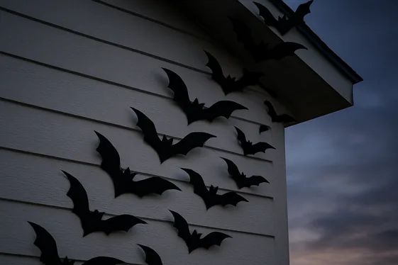 Bat Swarm Wall Hangings illustration