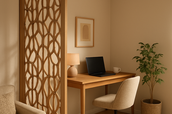 Create a Dedicated Work Zone with Room Dividers illustration