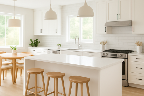 Go Open and Airy with a Peninsula Layout illustration