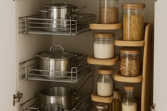 Invest in Custom Cabinet Organizers for Clutter Control illustration
