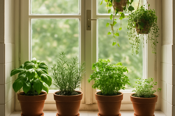 Incorporate Plants for Freshness and Visual Appeal illustration