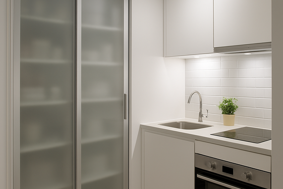 Use Sliding Pantry Doors to Save Floor Space illustration