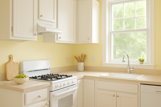 Choose Light Colors to Brighten and Enlarge Your Kitchen illustration