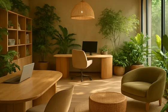 Introduce Biophilic Design Principles illustration