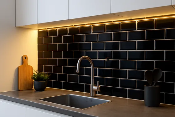 Before and After: Adding Black Wall Tiles to Refresh Your Space illustration