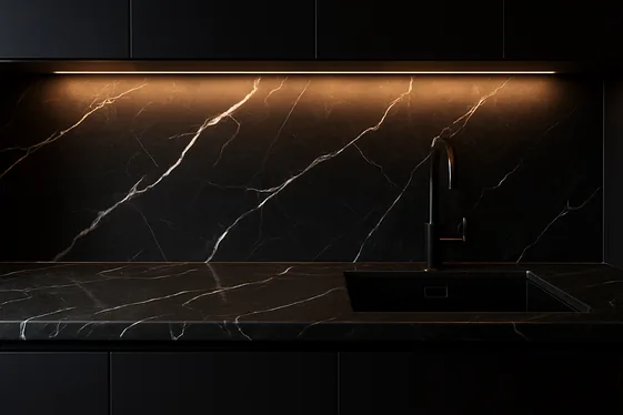 Incorporating Black Marble Countertops for Luxe Appeal illustration