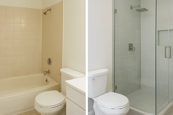 Before and After: Converting a Tub into a Walk-In Shower illustration