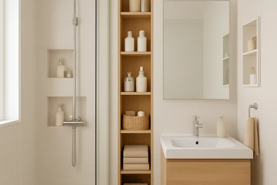 Maximizing Small Bathroom Spaces with Smart Storage illustration