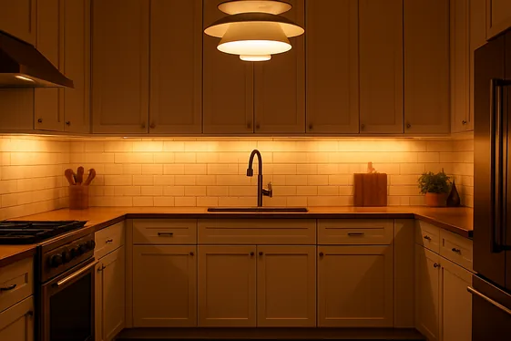 Quick Tips for Lighting in Kitchens with Dark Wood Floors illustration
