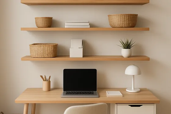 Organize with Stylish Storage Solutions illustration