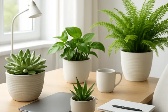 Use Plants to Bring Freshness and Calm illustration