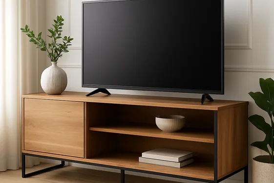 Top Materials for Modern TV Furniture in illustration