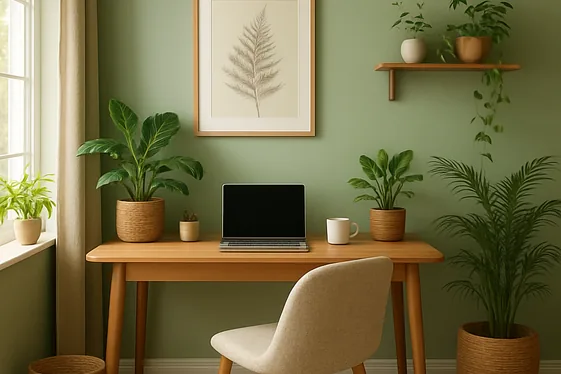 Soft Green for a Soothing Ambiance illustration