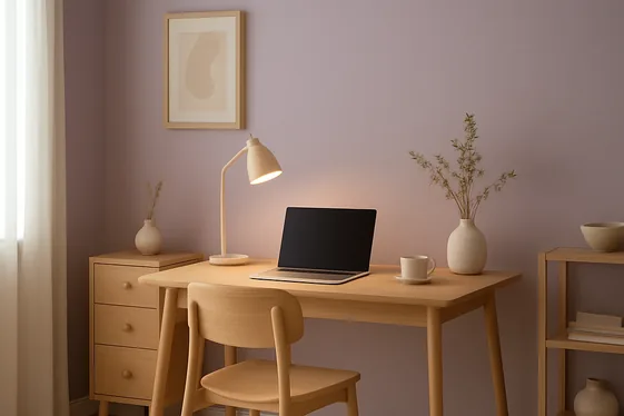 Muted Lavender to Inspire Calm Creativity illustration