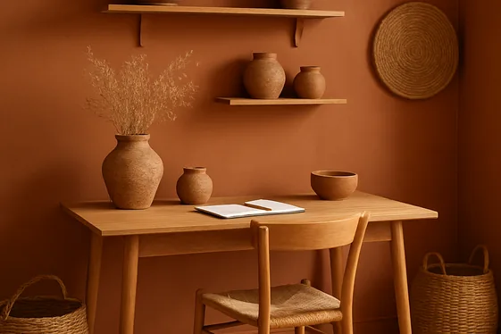 Earthy Terracotta for Grounding Energy illustration