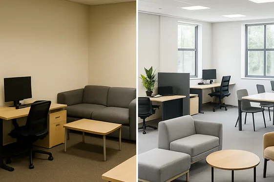 Before and After: Transforming an Awkward Layout illustration