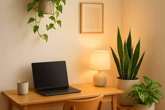 Incorporate Greenery for a Calming Atmosphere illustration